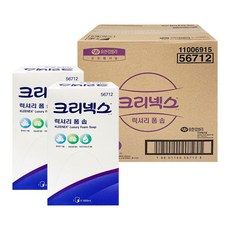 56712 크리넥스 럭셔리 폼 솝 거품비누 1000ml 6개, 1L