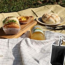 야외 나들이 휴대용 접이식 매트 간편 보관 가벼운 소풍 깔개 잔디밭 공원 레저, 오렌지