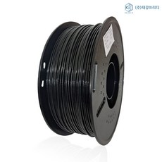 고품질 국산 PETG 필라멘트 1kg/1.75m 3D프린터용 뱀부랩 재료, 블랙