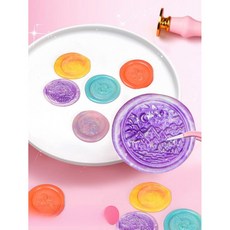 실링스탬프 수제 손잡이 키트 씰링왁스 왁스씰 키트, 3 층 보관 상자 + 업그레이드 마스터 세트 + 무료, 1개