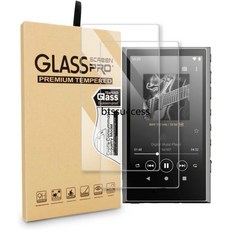 소니 워크맨 NW-A300 시리즈 NW-A306 NW-A307용 9H 스크래치 방지 프리미엄 전면 LCD 화면 보호 필름 (2개), 2pcs