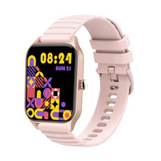 통화 기능이 있는 블루투스 스마트워치 1.83인치 HD 디스플레이 한국어 버전 배터리 수명 7일., Pink, 4.8cm