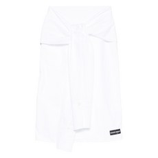 마린세르 랩 미디 스커트