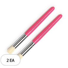 화홍 S10 스텐실붓 W4, D 9.2mm x E 15mm X L 128mm, 2개