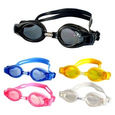 아레나 일반용 노미러 패킹 아동 수경 AGW-380J 유아 주니어용 수경/물안경, 클린/투명, 1개