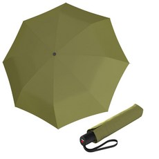 Knirps A.200 미디엄 듀오매틱 방풍 우산 성인용 양귀비 - 자동 개폐 디자인 97.8cm(38.5인치) 캐노피 내구성 있는 스틸 프레임 여행용 케이스 포함 139, 올리브 Knirps 139935 9045584336