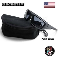 BOBSTER 特務 MISSION 騎士運動風鏡 護目鏡 抗UV, 1個, 燻黒, 燻黒