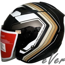 ASTONE DJS BM13 平黑土黃 耳機槽 內墨片 眼鏡溝槽 半罩安全帽, 2XL