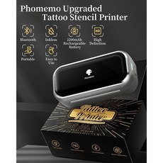 Phomemo 迷你無線刺青轉印機 - 小圖 小清新 便攜式設計, 1個