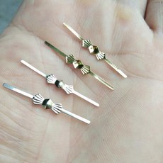 200pcs 구리 나비 금속 나비 넥타이 핀 커넥터 샹들리에 크리스탈 연결 램프 부품 DIY 조명 프로젝트에 대, 05 30mm, 02 Chrome