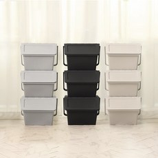 루보라 손잡이 휴지통, 화이트