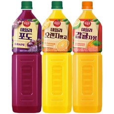 해태 과일촌 감귤자몽, 3개, 1.5L