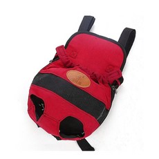 강아지포대기 앞가방 레드 중 강아지애기띠 반려견앞가방
