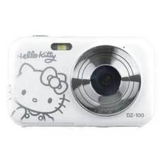 YASHICA 야시카 헬로키티 디지털카메라 컴팩트형 일본 YAS-DZ10HK-PN DZ-100, 화이트YAS-DZ10HK-PN DZ-100