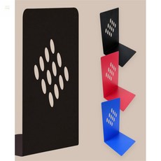 차곡담디자인 북엔드L형 특대 책꽂이받침, 핑크