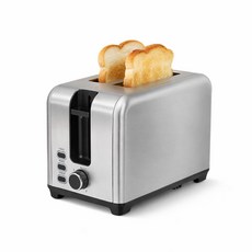 [독일브랜드] 토스터기 토스트기 식빵 아침 브런치 가정용 자취용 선물용, 메탈실버 토스터기
