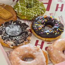 당일제조 크레이지 수제 도넛 12개 간식 베스트 도넛 모음세트 선물용 간식용 도넛세트