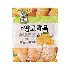 냉동 망고 과육, 3개