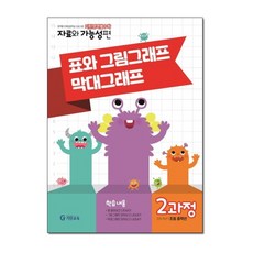 기탄영역별수학 자료와 가능성편 2과정 표와 그림그래프 막대그래프, 기탄교육, 9788926023624