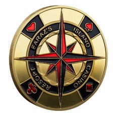 포커 카드 프로텍터 포커 칩 코인 테이블 게임 포커 카드 가드 코인 남편 아버지 친구를 위한 선물 수집 코인, 4