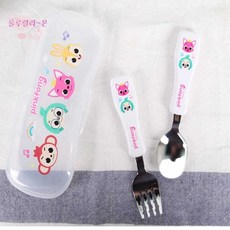 사심몰 핑크퐁 수저포크세트 어린이집수저세트