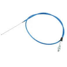 오토바이 스로틀 트위스트 그립 7/8" 22MM CNC 알루미늄 그립(케이블 가속기 모페드 스쿠터 포함), 03 Throttle cable Blue