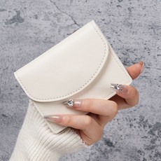 ins新款簡約時尚純色錢包女短款高顏值大容量學生氣質零錢包卡包