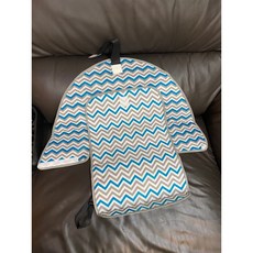 特價出清 便攜可折疊嬰兒尿布墊 便攜式隔尿墊 新生兒尿墊 防水墊, 1個, 墨綠灰條紋