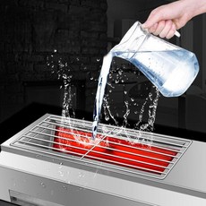 전기 생선 구이기계 직화구이 바비큐 그릴 불판 오븐, 119cm 오른쪽 5000Wx2 380V, 기본 색상