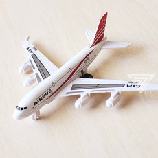 仿真合金迴力飛機模型 兒童玩具飛機 航空客機 飛機模型 合金飛機 玩具模型, 新款紅色(14長*16寬, 1個