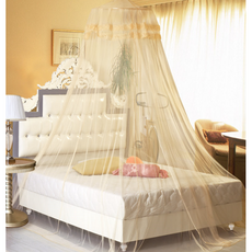 리빙겟 원형 레이스 캐노피 모기장, 옐로우