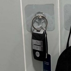 벽걸이 후크 나사 고리 피스 튼튼 고정 블랙 화이트 액자걸이, B.화이트, 1개