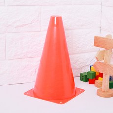 칼라콘 23cm 오렌지 트레이닝 라바콘 체육대회 용품, 1개