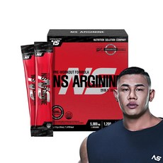 뉴트리션스토어 NS 아르기닌 5000mg 아미노산 헬스 단백질 보충제, 1박스, 30회분