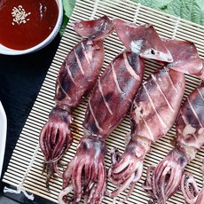 원양산 손질 급냉 통찜 오징어, 1개, 600g(5~8미)