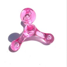 筋膜球 家用迷你頸椎腰部腿部便攜式按摩器放鬆肌肉按摩球, 1個, 粉四球按摩器, 粉