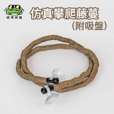 彼得角蛙 仿真攀爬藤蔓 樹蛙 守宮 爬寵 樹棲型 植物 攀爬用, 1個