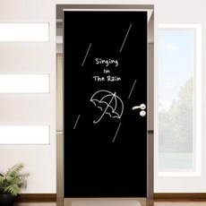 아트박스/꾸밈 pc139-사랑은비를타고_현관문리폼세트, 레드