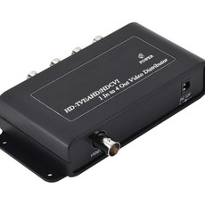 영상스플리터 영상중계기 BNC 1대4 HD분배기 4K 분배장치 보안카메라 분배기