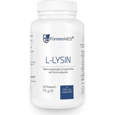 독일 FurstenMED L-Lysine 엘 라이신 1500mg 120캡슐, [B07KDYKZ29] FurstenMED Fuerst, 120정, 1개