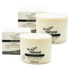 네추어비 비 더 내추럴 검은콩 클렌징 마사지 크림, 2개, 300ml