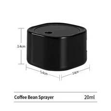 OANKR 커피 콩 분무기(자석 베이스 포함) 전기 스프레이 병 휴대용 충전식 실용적인 액세서리, 01 Black