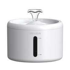 아이리버 강아지 급수기 고양이 펫 자동 정수기 자동 저소음 센서 반려동물 IA-AW303, 1개, 화이트