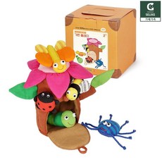 곤충 꽃나무 헝겊 놀이 3세 장난감 교구 언어 폭신 이동편리 감각 2세