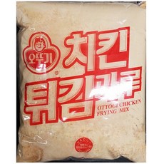 오뚜기 치킨튀김가루 5K 4개 밀가루 가루류, ONECOLOR/FREE, 5kg