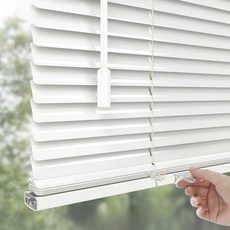 늘다온 무타공 블라인드 알루미늄 손잡이로 내리는 조절 당김 막대 스틱 커튼