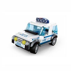 퍼즐피플 1988경찰차 98조각(PCS) 호환블럭 중국 L사 블럭