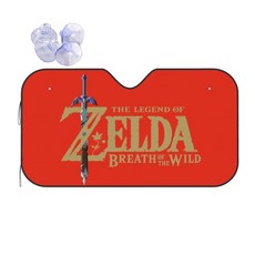 젤다 링크 젤다의 전설 앞 유리 차양 접이식 창 그늘 썬 바이저 보호대, 6, 1개, 6