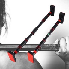 가정용 문틀 턱걸이바 철봉 실내 홈트레이닝 풀업바 61477ea 1(PC), 블랙