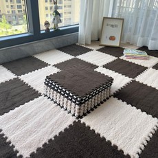 현대적 간결한 디자인 방석 매트 방석솜 목화방석 얇은 대방석 방석속통 방석솜40 방석솜50, 30x30x0.6cm 21개, 연갈색 진갈색, 1개